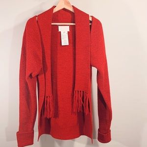 Maison Margiela Paris Knit Sweater in Red
